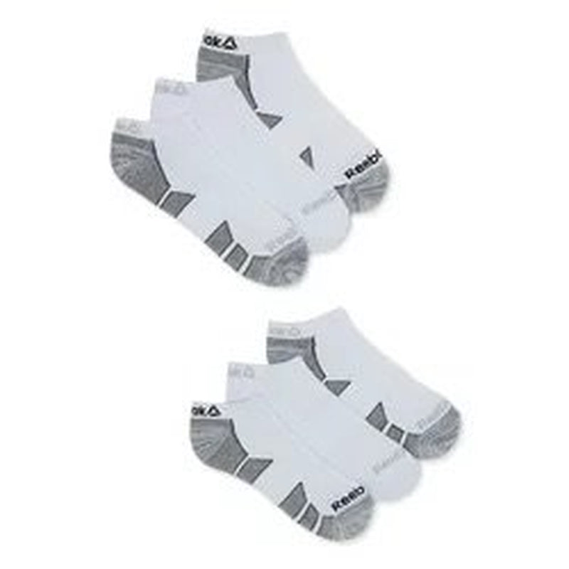 Reebok Men's Pro Series No Show Socks, 6-Pack