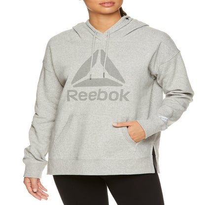 Reebok Women's Elite Cozy Graphic Hoodie with Drawstring and Pockets