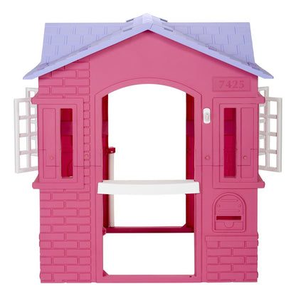 Little Tikes Cape Cottage House, Pink - Pretend Playhouse for Girls Boys Kids 2-8 Years Old