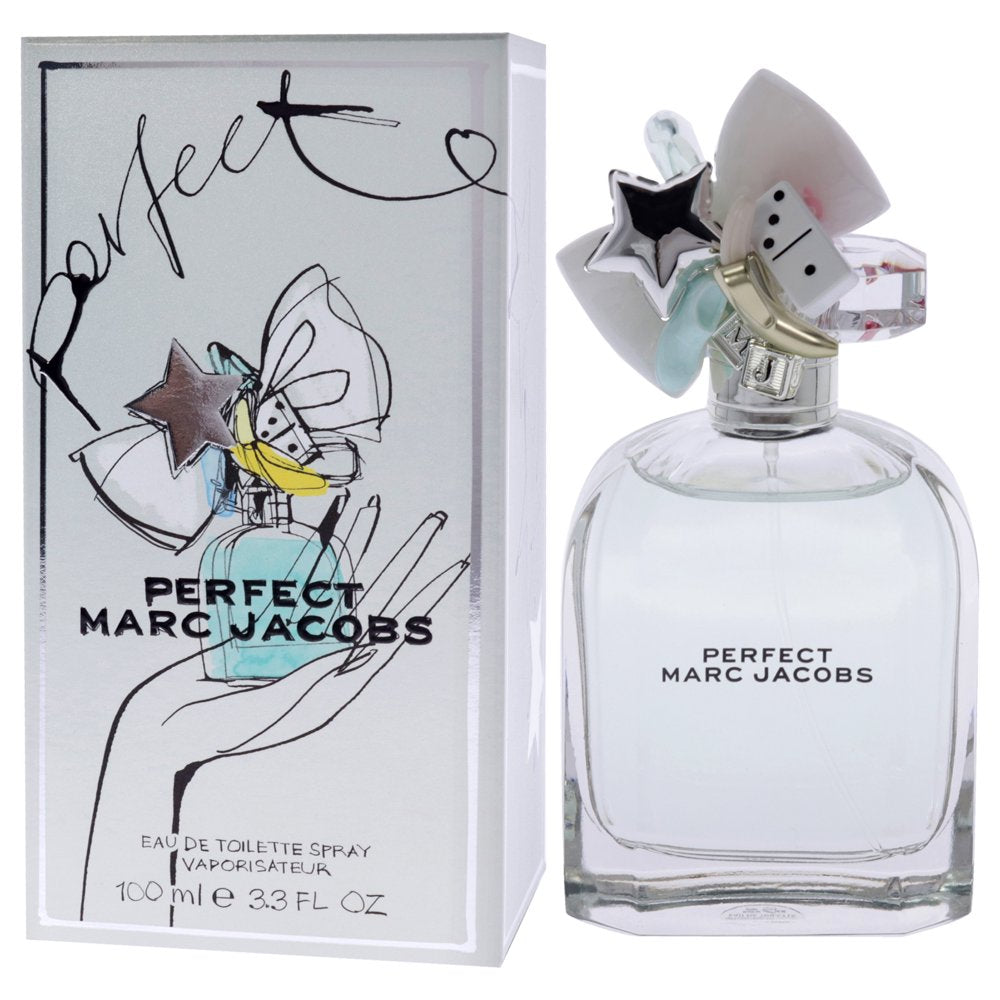 Marc Jacobs Perfect Eau De Toilette Spray, Perfume for Women, 3.3 oz