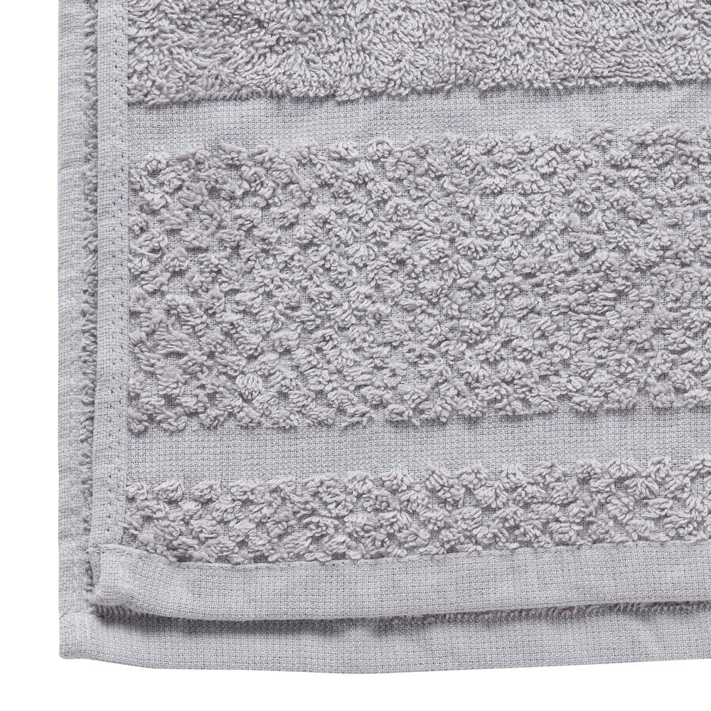 10 Piece Bath Towel Set with Upgraded Softness & Durability, Gray