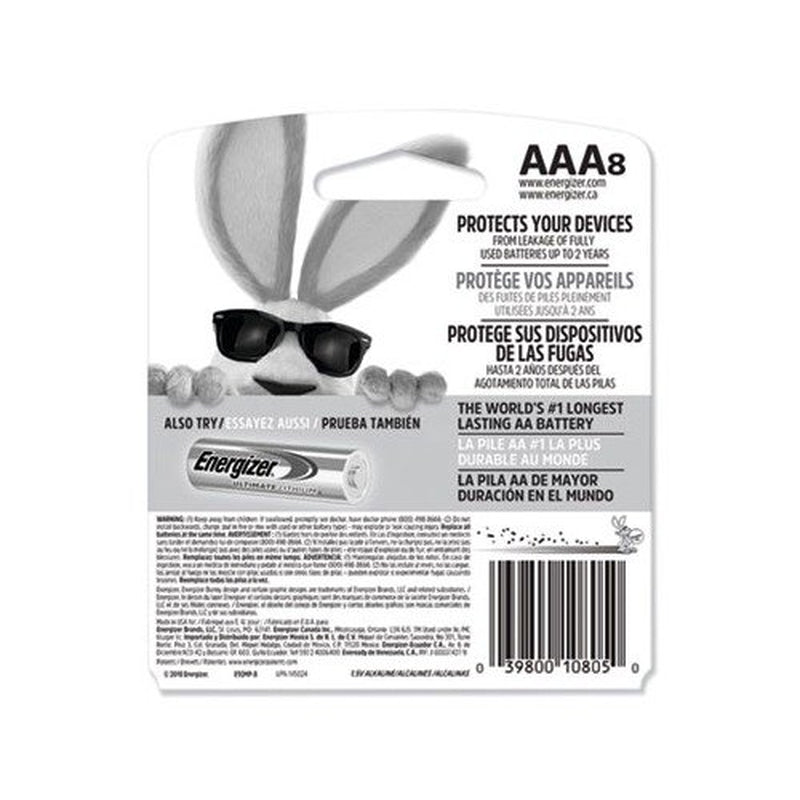 Energizer MAX AAA Batteries (8 Pack), Triple A Alkaline Batteries