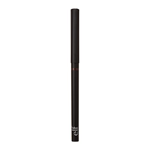 e.l.f., No Budge Retractable Eyeliner, Creamy, Ultra-Pigmented, Long Lasting, Enhances, Defines, Intensifies, Boldens, Brown, All-Day Wear, 0.006 Oz