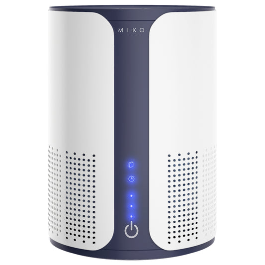 Miko Home Air Purifier with Multiple Speeds Timer True HEPA Filter to Safely Remove Dust, Pollen, Allergens, Odor - 400 Sqft Coverage