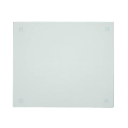 Farberware Large Utility Cutting Board, Dishwasher-Safe Tempered Glass Kitchen Board with Non-Slip Feet, Scratch Resistant, Heat Resistant, Shatter Resistant, 12-Inch-by-14-Inch, Clear