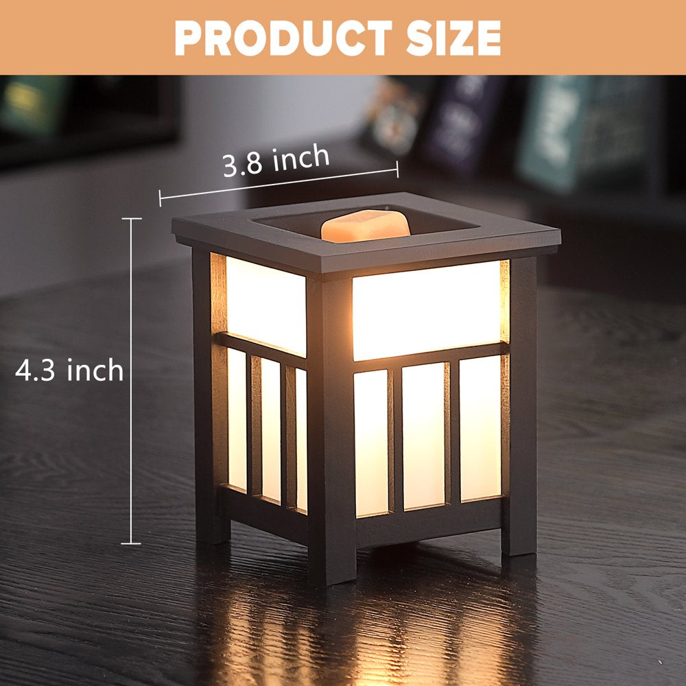 Wood Wax Melt Warmer, Ornix Electric Wax Warmer for Scented Wax, Oil Burner Wax Melt Night Light for Gift, Home, Spa, Office