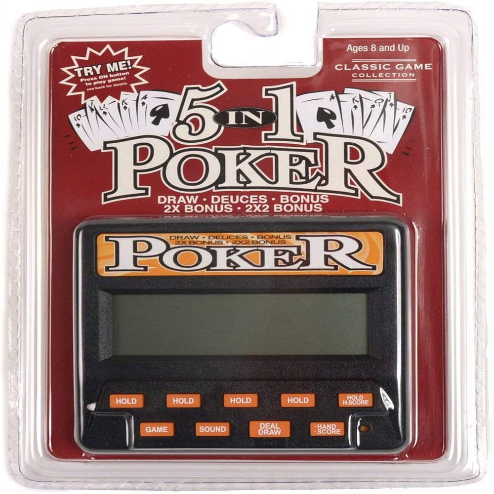  Classic 5-in-1 Poker Electronic Games