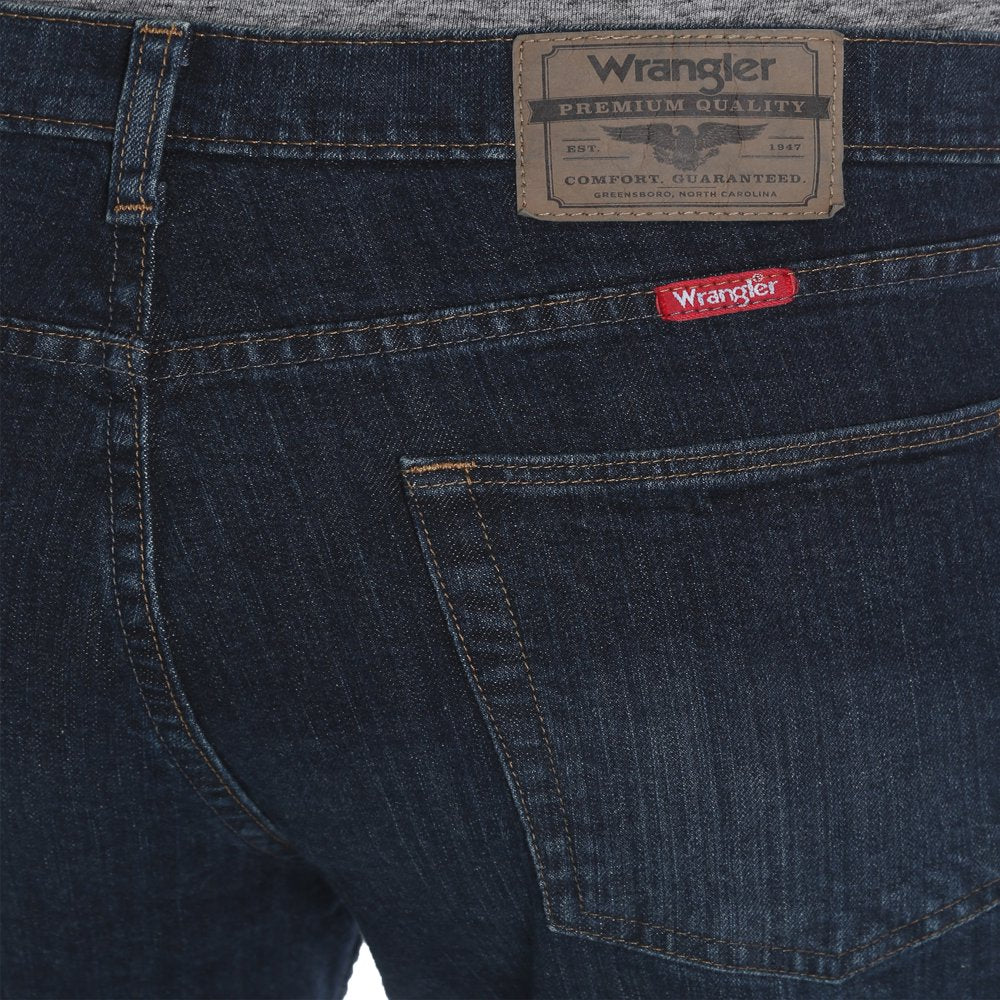 Wrangler Men's and Big Men's Relaxed Fit Jeans with Flex