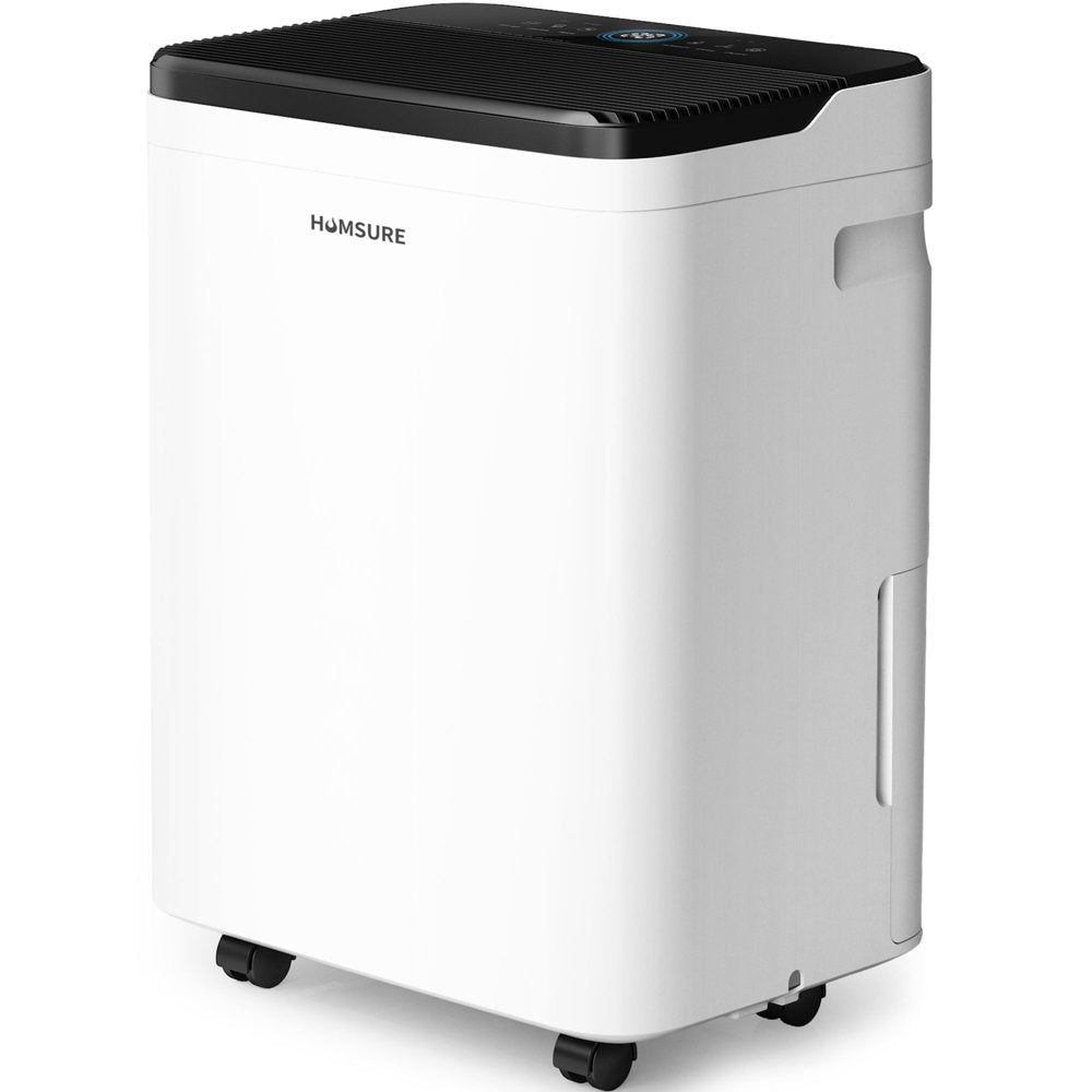 HUMSURE Dehumidifier 50 Pint Intelligent Humidity Control, 4,500 Sq. Ft. for Basements, Large Rooms, Bathrooms, Max Moisture Removal 70 Pints (95 "F, 95% RH)