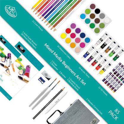  Mixed Media Beginners Art Set, 85pc