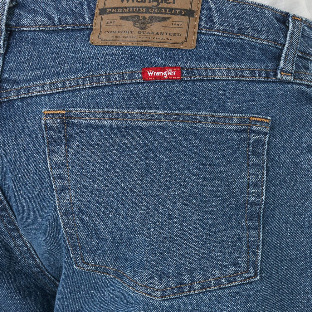 Wrangler Men's and Big Men's Regular Fit Jeans with Flex