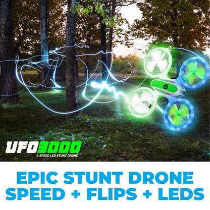 Force1 UFO 3000 8" Multicolor LED Drone