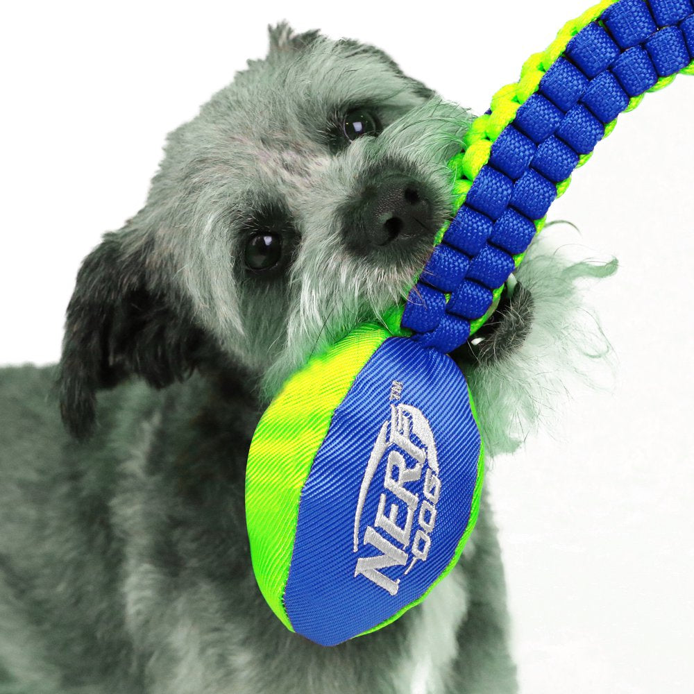 Nerf Dog Vortex Chain Tug Dog Toy with Durable Braided Nylon, 25"