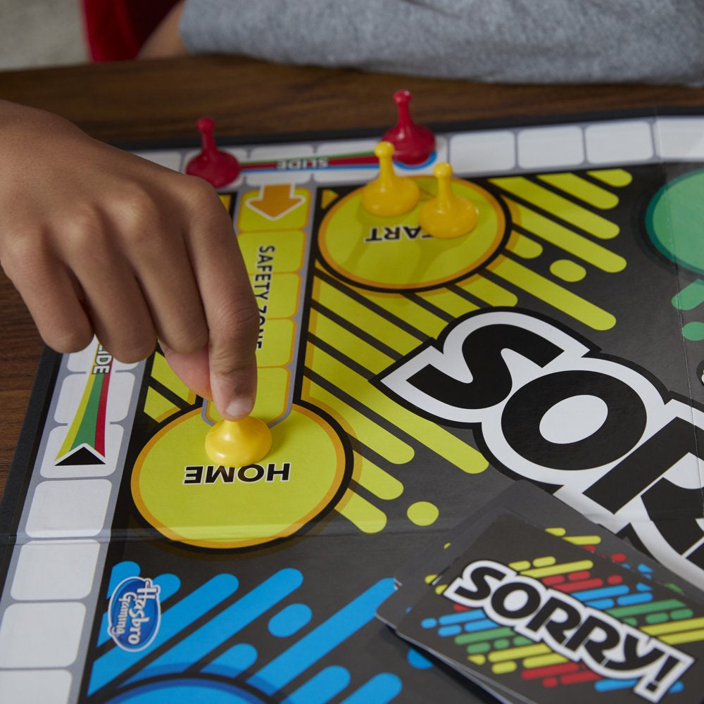 Sorry! Kids Board Game, Family Board Games for Kids, 2 to 4 Players, Ages 6+