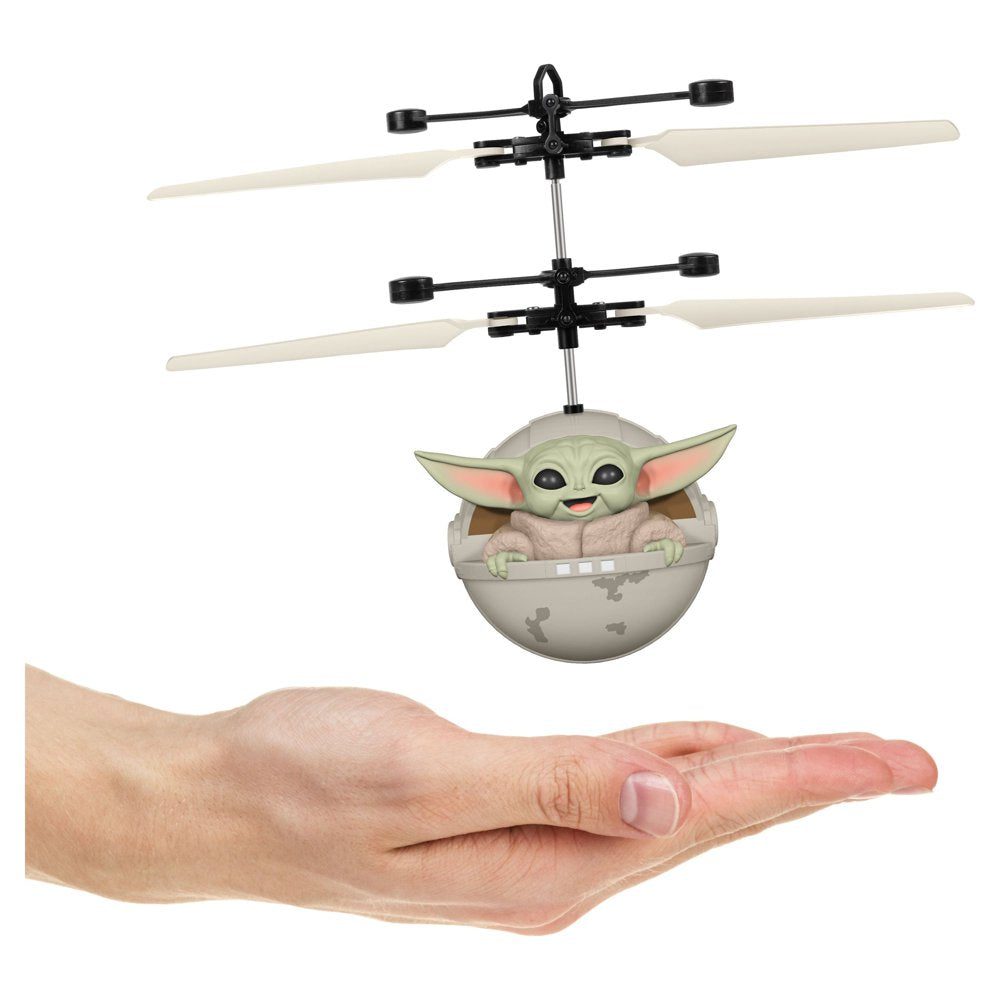 World Tech Toys Star Wars The Mandalorian Baby Yoda "The Child" Sculpted Head UFO Helicopter