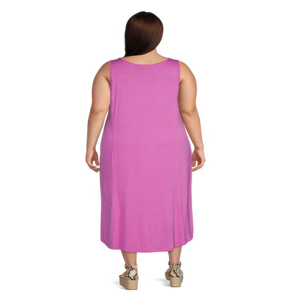  Women'S plus Size Swing Tank Dress