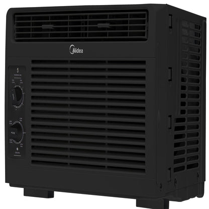 Midea 5,000 BTU 115V Mechanical Window Air Conditioner, Black, MAW05M1WBL