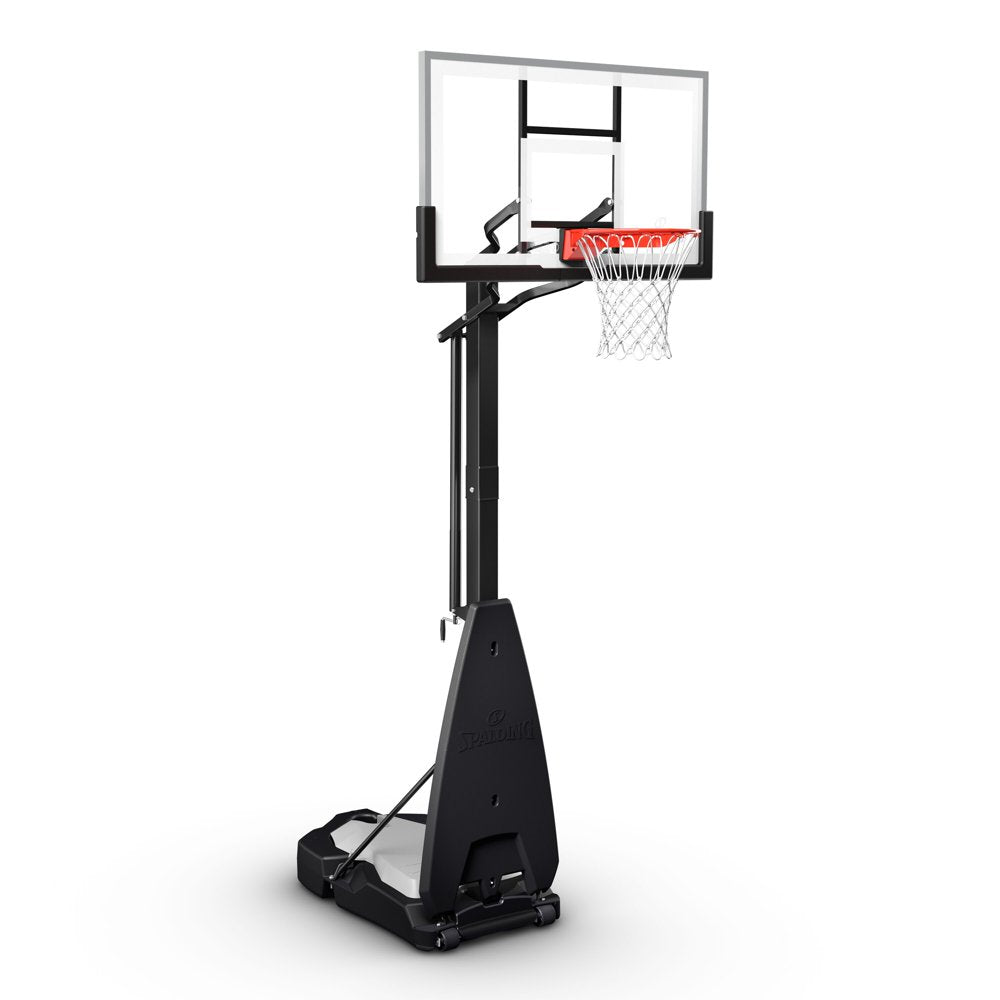 Spalding Ultimate Hybrid® 54 In., Glass Portable Basketball Hoop System