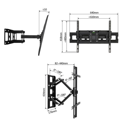 UBesGoo 32-70" Full Motion LCD LED Plasma Flat TV Wall Mount Bracket 55 60 65 70"