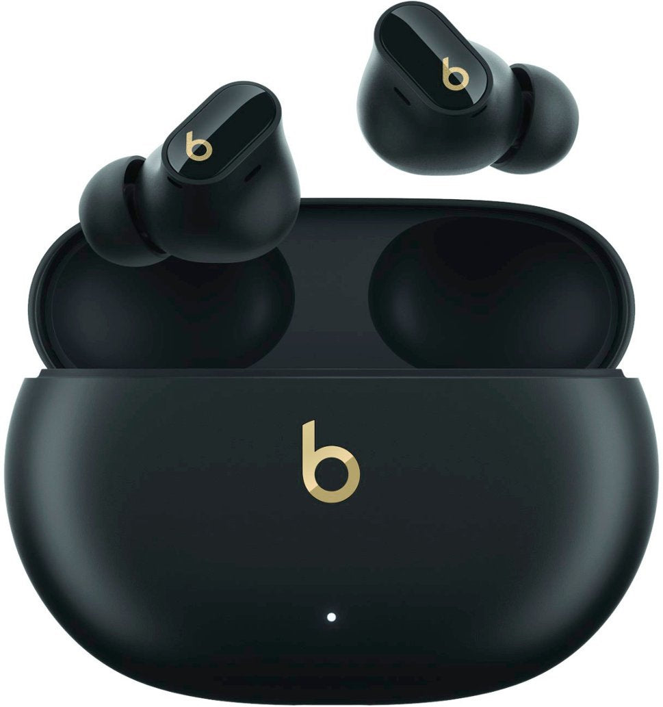 Restored Beats by Dr. Dre Beats Studio Buds+ True Wireless Noise Cancelling Earbuds - MQLH3LL/A - Black/Gold (Refurbished)