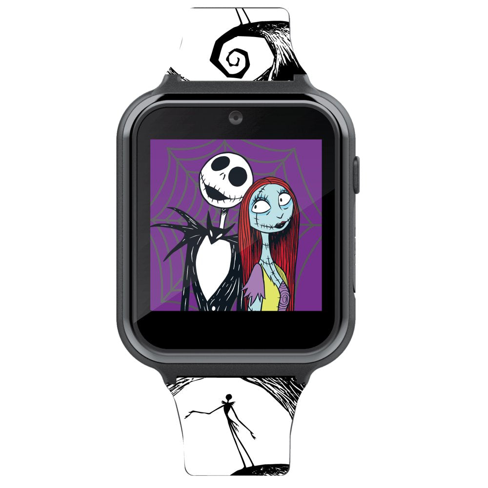 Disney "Nightmare Before Christmas" Unisex Child Smartwatch in Black White One Size (NC4439WMC)