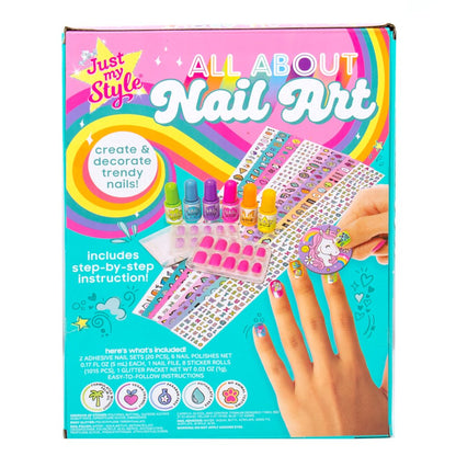 Just My Style® All About Nail Art, Boys and Girls, Child, Ages 6+