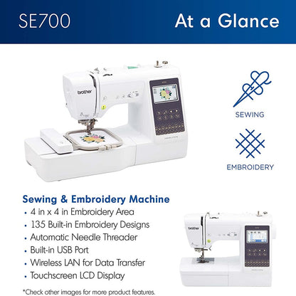 Brother SE700 Sewing and Embroidery Machine with $799 Bonus Bundle