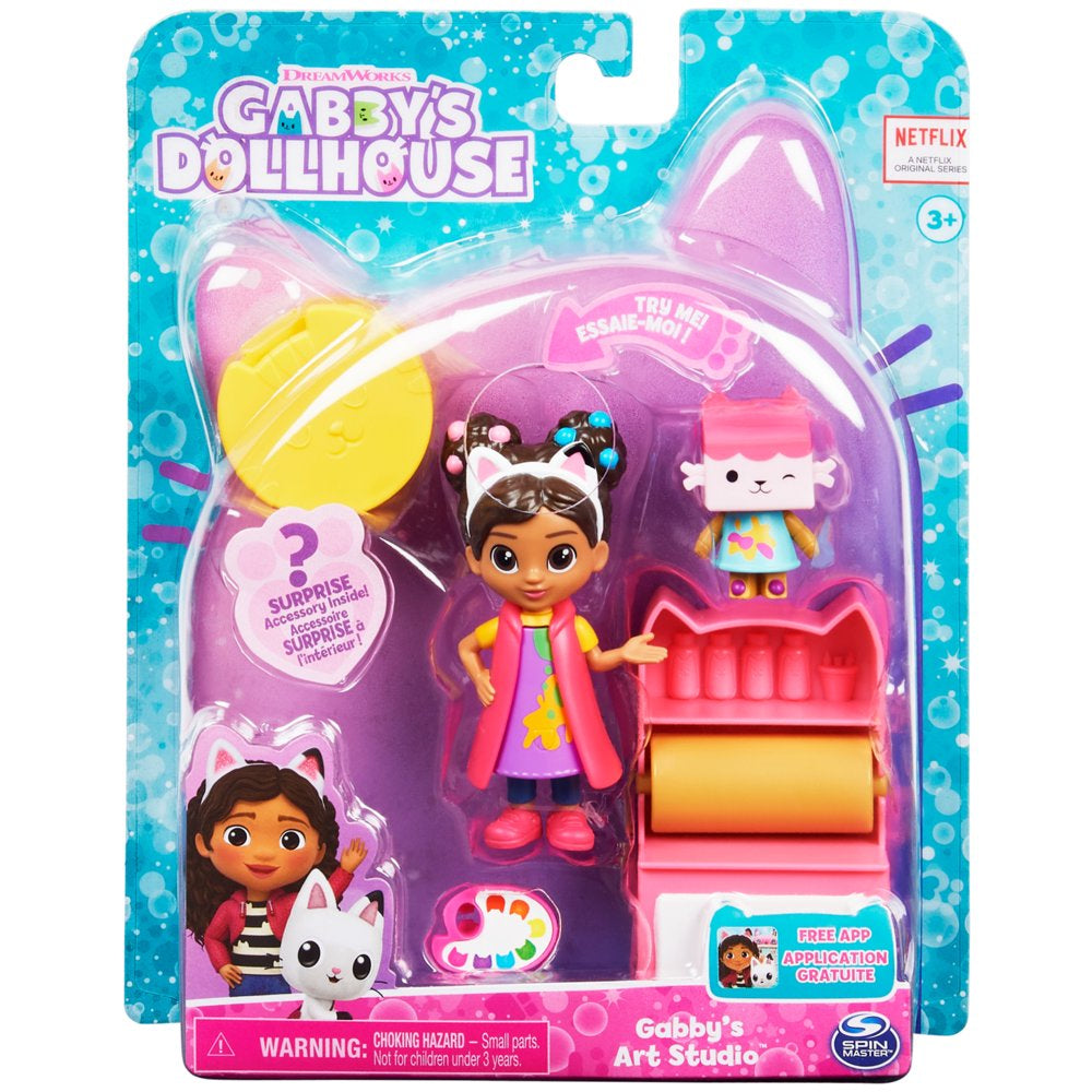 Gabby’s Dollhouse, Art Studio Playset, for Kids Ages 3 and up