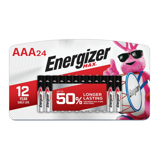 Energizer E92BP-24 Max AAA Batteries, Triple A Alkaline Batteries, 24-Pack - Quantity 15