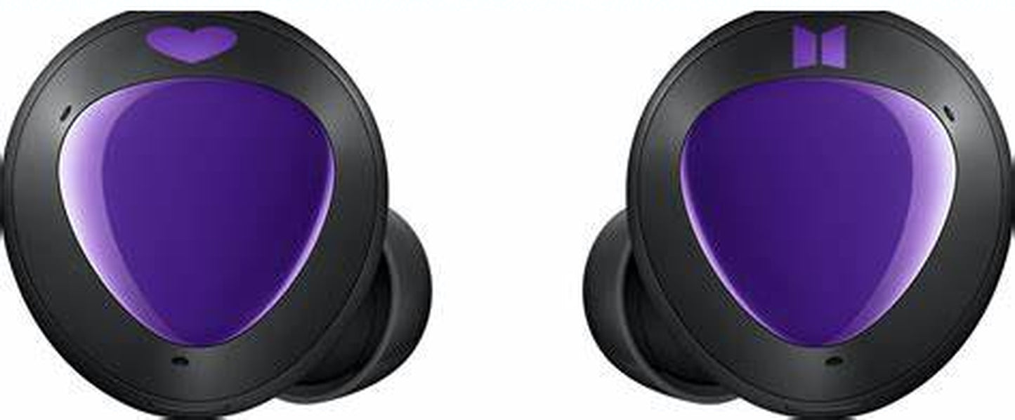 Urbanx Street Buds Plus True Bluetooth Earbud Headphones For Samsung Galaxy J Max - Wireless Earbuds w/Active Noise Cancelling - Purple (US Version with Warranty)