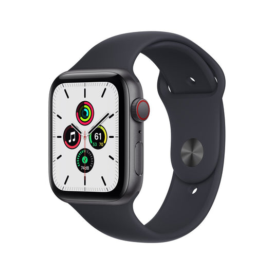 Apple Watch SE (1St Gen) GPS + Cellular 44Mm Space Gray Aluminum Case Midnight Sport Band - Regular with Family Set Up