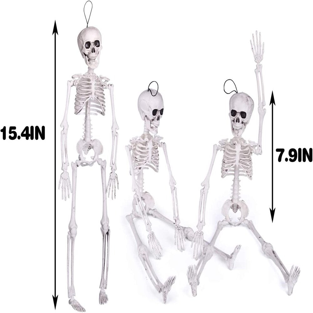 3 Pcs Halloween Hanging Skeletons,Halloween Party Decorations,Halloween Decorations Outdoor