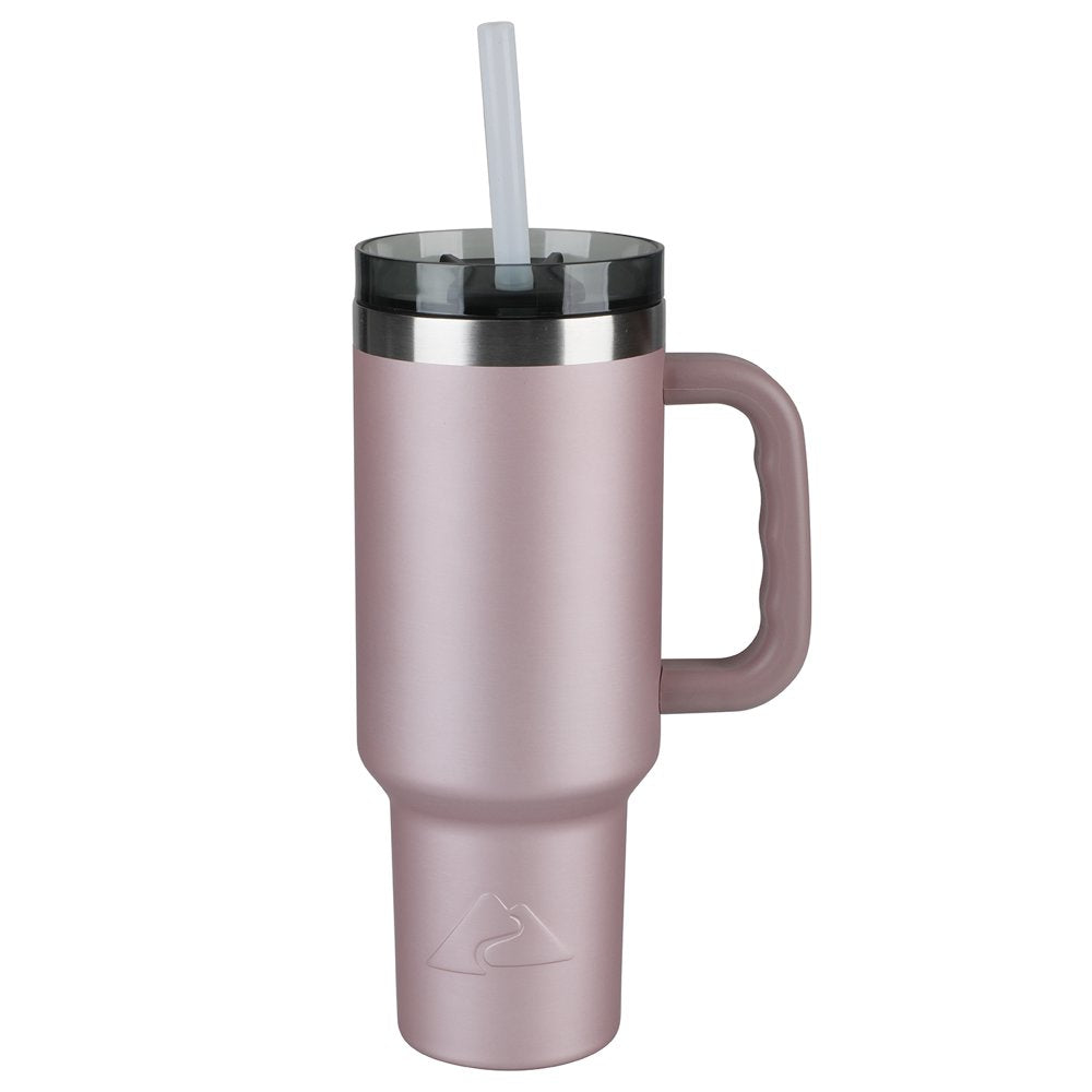 Ozark Trail 40 oz Vacuum Insulated Stainless Steel Tumbler Rose Gold