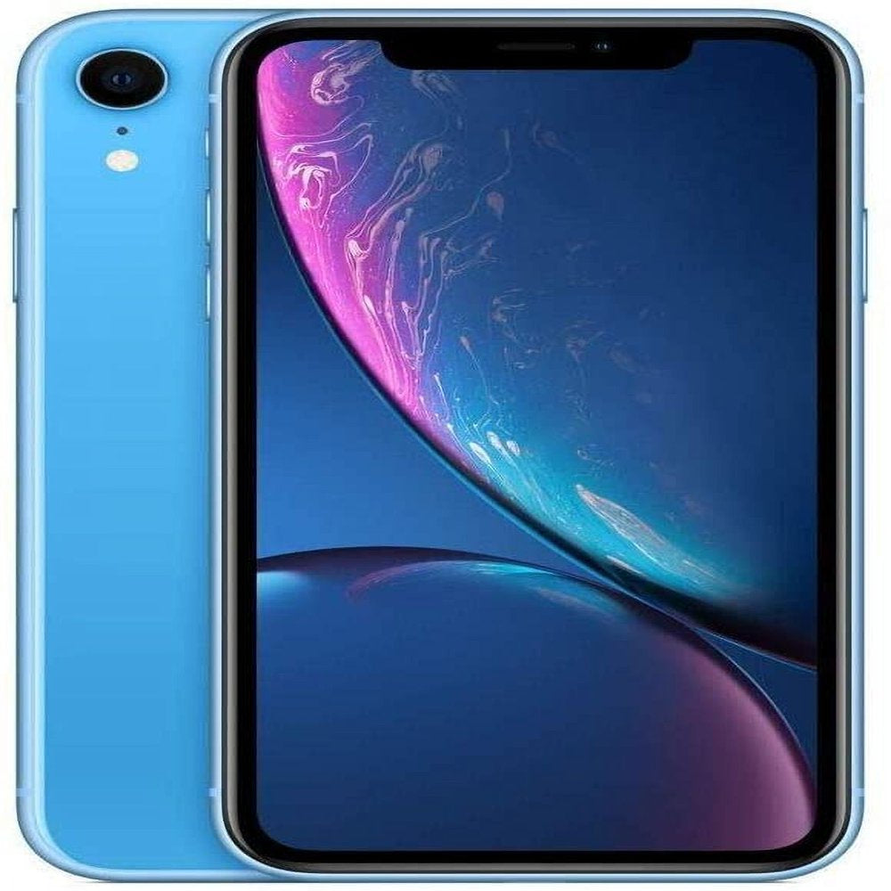 Restored Apple iPhone XR 256GB Blue Fully Unlocked Smartphone (Refurbished)