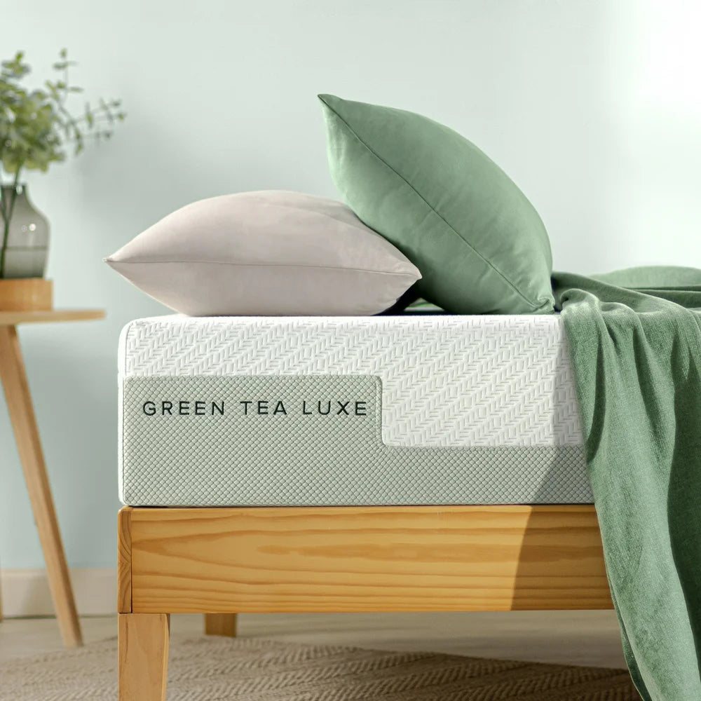 Zinus 8" Green Tea Luxe Queen Memory Foam Mattress, Made in the USA of US Foam and Global Materials, Adult