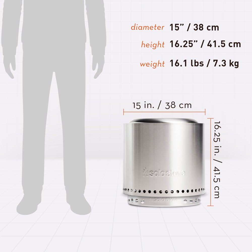 Solo Stove Ranger 2.0 with Stand, Smokeless Fire Pit.