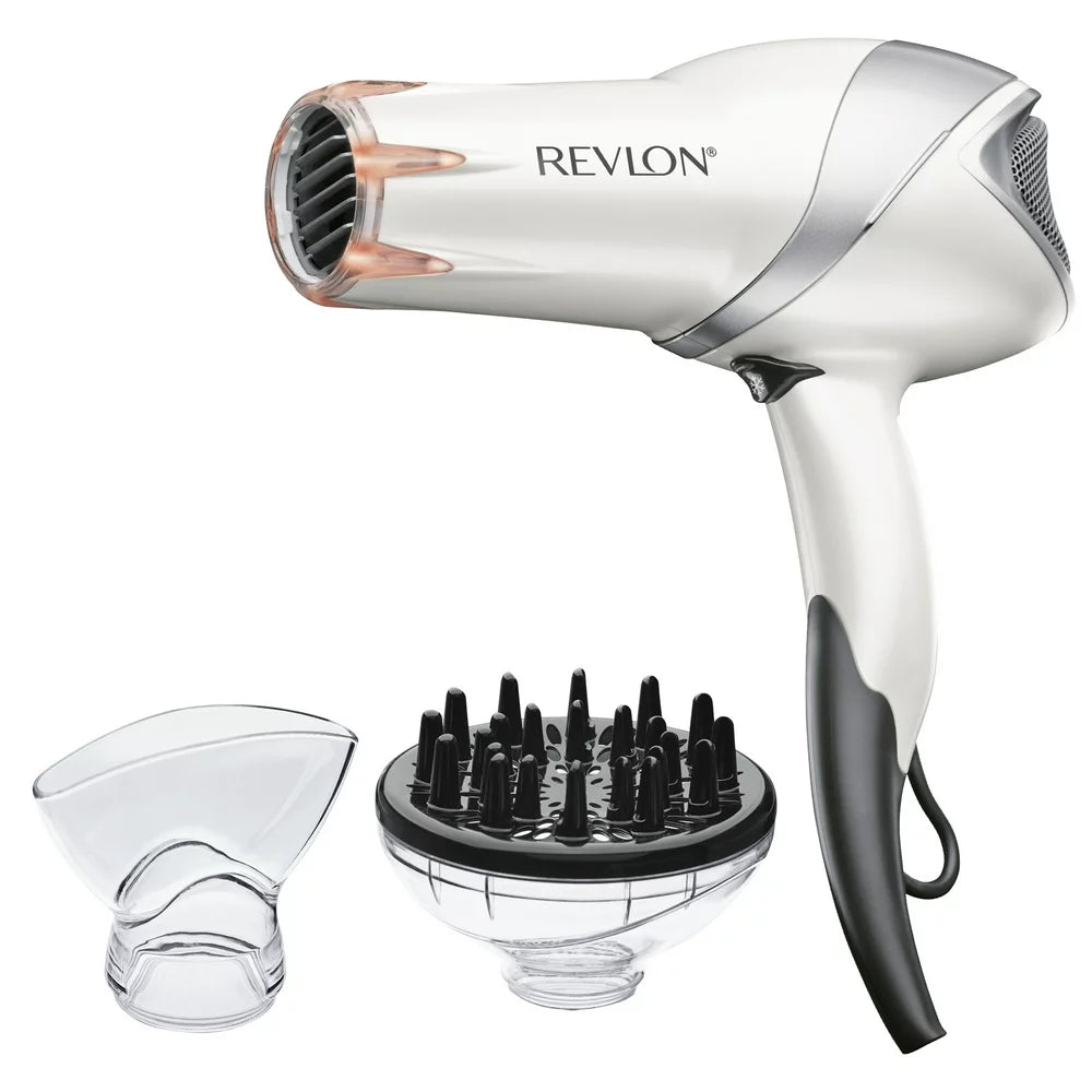 Revlon 1875W Infrared Heat + Ceramic Hair Dryer, White