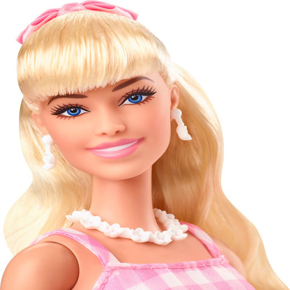 Barbie The Movie Collectible Doll, Margot Robbie as Barbie in Pink Gingham Dress