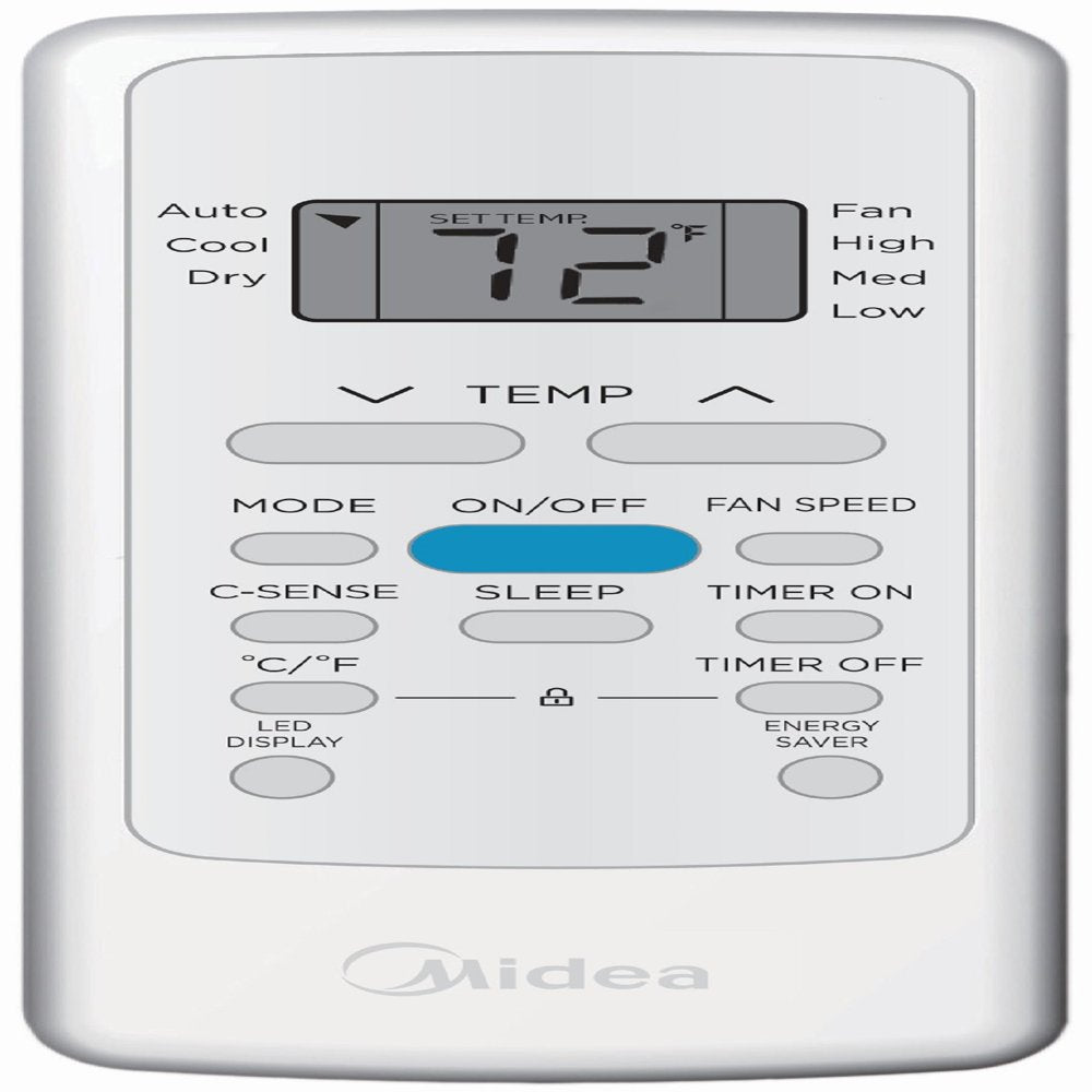 Midea 5,000 BTU 115V Window Air Conditioner with Comfort Sense Remote, White, MAW05R1WWT