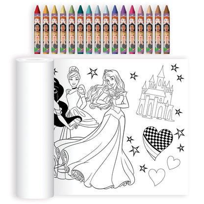 Disney Princess Coloring Set, 17 Pieces, Beginner, Children Ages 3 Years and up