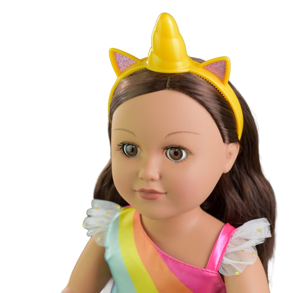 My Life As Leighton Posable 18 inch Doll, Brunette Hair, Brown Eyes