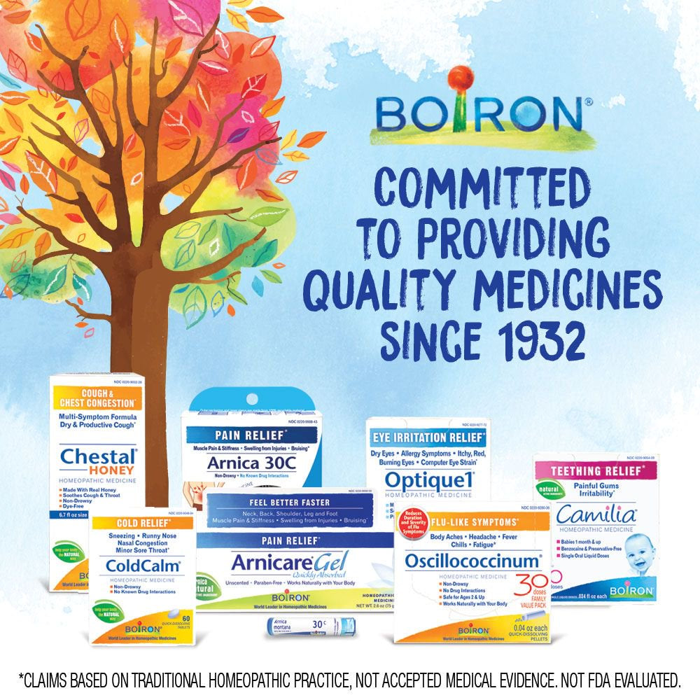 Boiron Arnicare Cream 2.5 Ounce, Homeopathic Medicine for Pain Relief