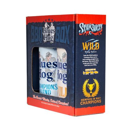 Blues Hog Champions' & Wild BBQ Holiday Sauce Gift Box, Gluten-Free, 2-Pack