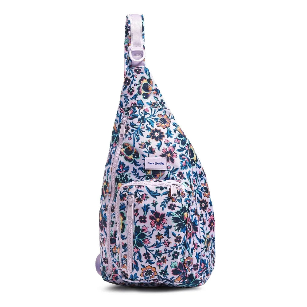 Vera Bradley Women's    Sling Backpack Cloud Vine Multi