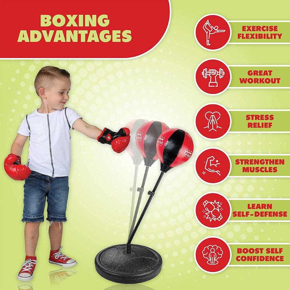 ToyVelt Punching Bag Boxing Set for Kids