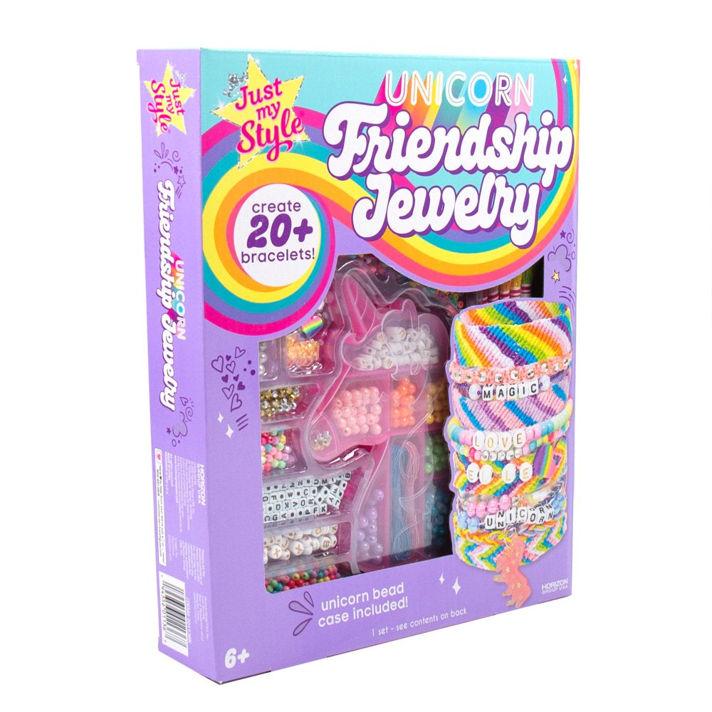  Unicorn Friendship Bracelet Making Kit, Child, Ages 6+