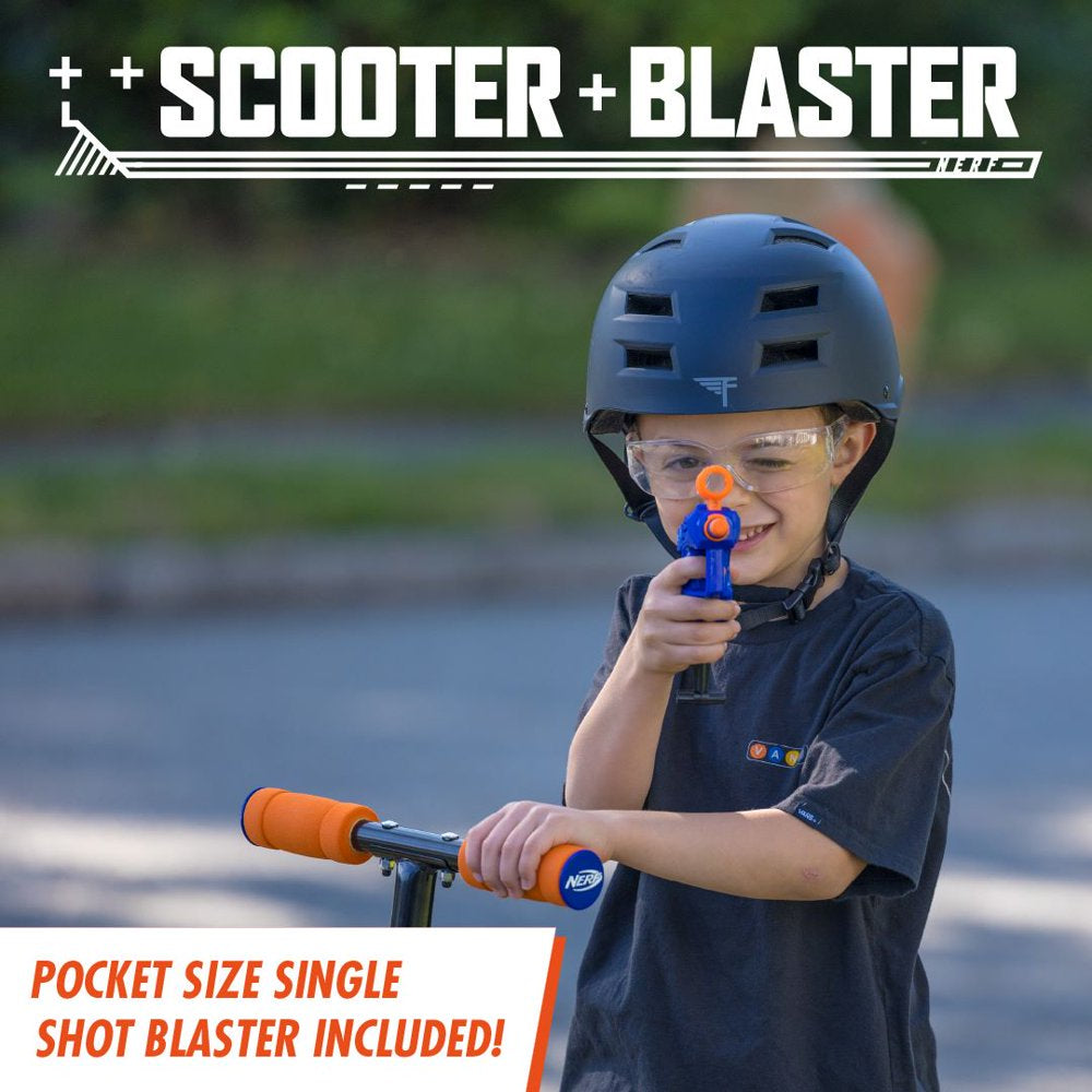 Nerf Scooter with Detachable Blaster for Any Child 8 and Up 185lb Weight Limit, 9lb Assembled Weight