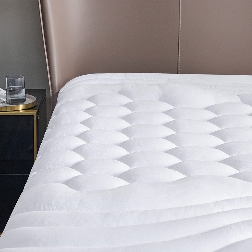 Bedsure Full Size Mattress Pad Thick Down Alternative Mattress Protector - Cooling Soft Bedding Quilted Fitted Mattress Cover Topper Fits 8" to 21"