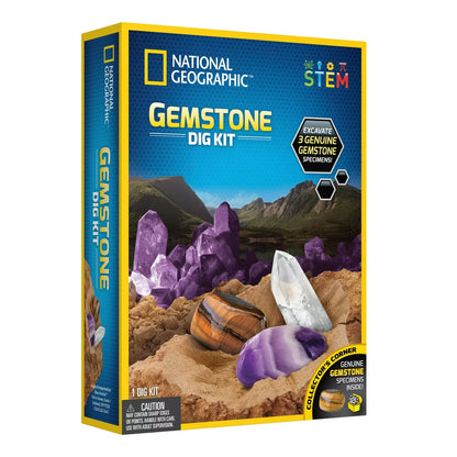 National Geographic Gemstone Dig Science Kit for Children