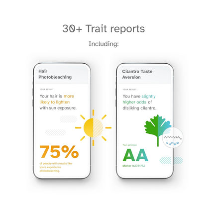 23andMe Ancestry Service - DNA Test Kit with 2750+ Geographic Regions, Family Tree & Trait Reports